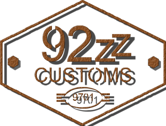 92ZZ CUSTOMS Logo