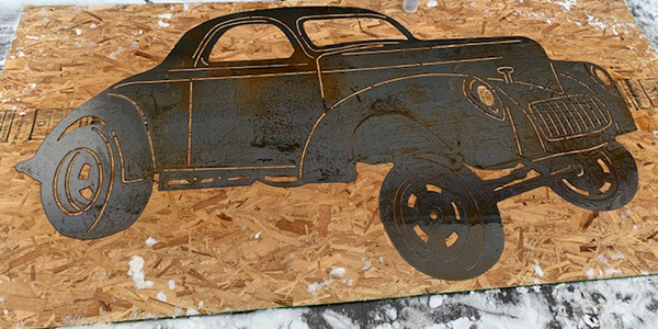 92zz-customs-garage-art-metal-wall-mount-car-in-progress-2 Metal Wall Mount Car In Progress