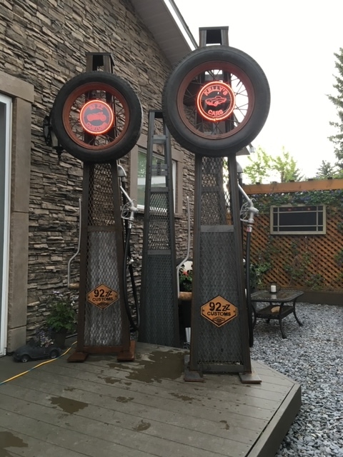 92zz-customs-garage-art-neon-clock-gas-pump-replica-in-progress-3 Neon Clock Gas Pump Replica In Progress